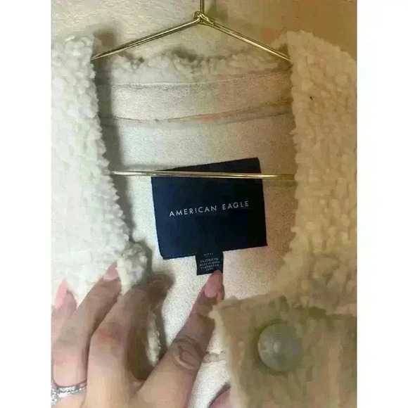 American Eagle mens faux fur mens jacket size xl in excellent condition - Picture 4 of 8